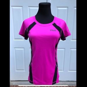 Fila Sport Pink Performance Running Shirt